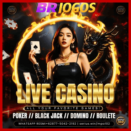 BRJOGOS com 50+ mesas de cassino ao vivo em HD 4K.