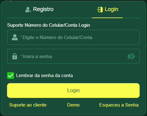 BRJOGOS Login